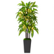 NOVAROOT Artificial Tree 1FT, Fake Plants with Black Tall Planter-Artificial Plants Indoor for Office Living Room Home Decor